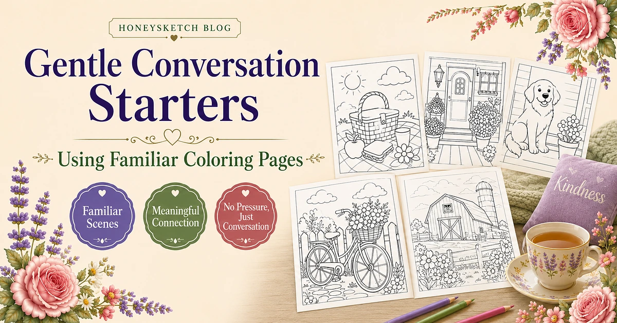 How Caregivers Can Set Up a Comfortable Coloring Activity for Seniors