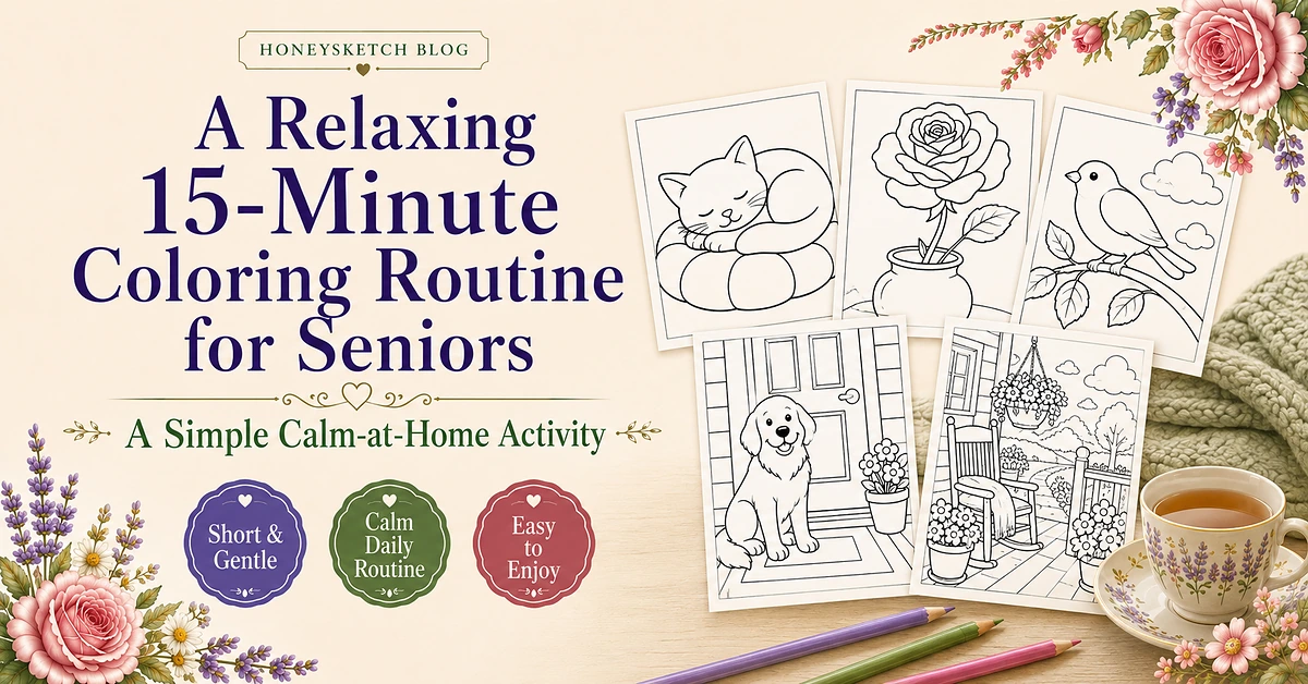 Cozy Coloring Pages for Peaceful and Relaxing Afternoons